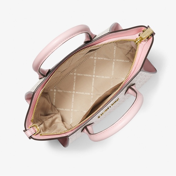 Michael Kors Avril Small Logo Top-Zip Satchel - Picture 4 of 13